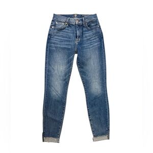 High Waist Ankle Skinny Jeans